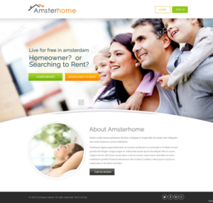 Web Design by pb for Amsterhome | Design: #10967929