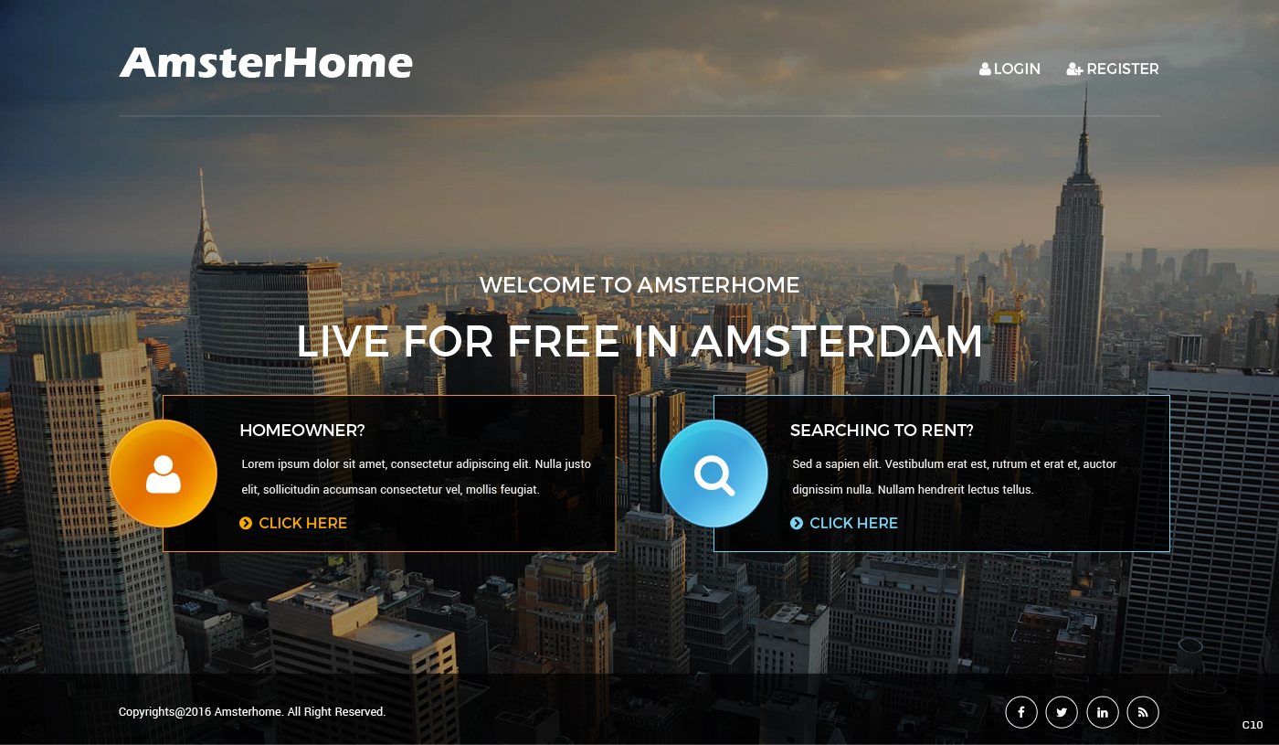 Web Design by pb for Amsterhome | Design #10969127