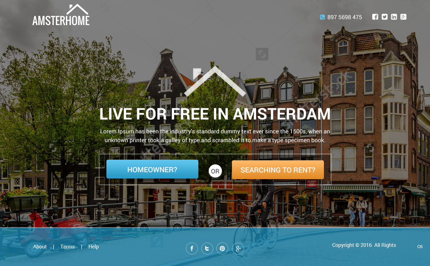 Web Design by pb for Amsterhome | Design #10984383
