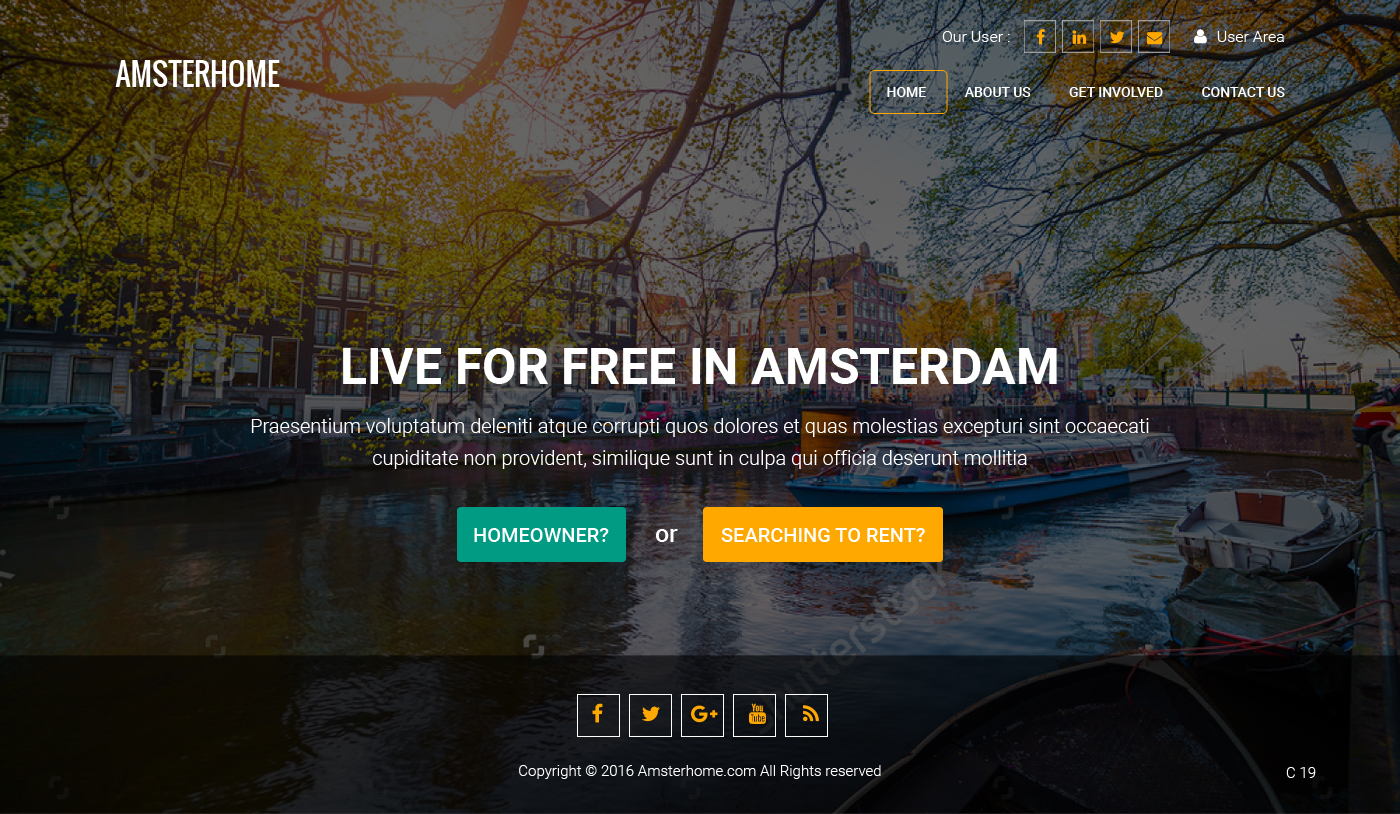 Web Design by pb for Amsterhome | Design #10984407
