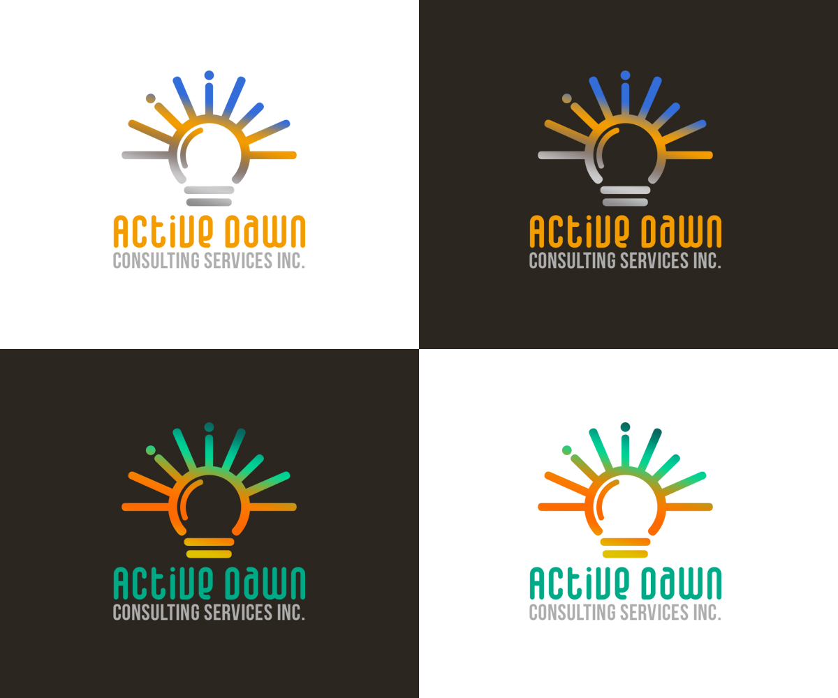 Logo Design by cheez_O for Active Dawn Consulting Services Inc. | Design #10901962