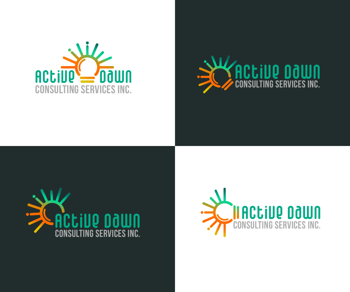 Logo Design by cheez_O for Active Dawn Consulting Services Inc. | Design #10901972