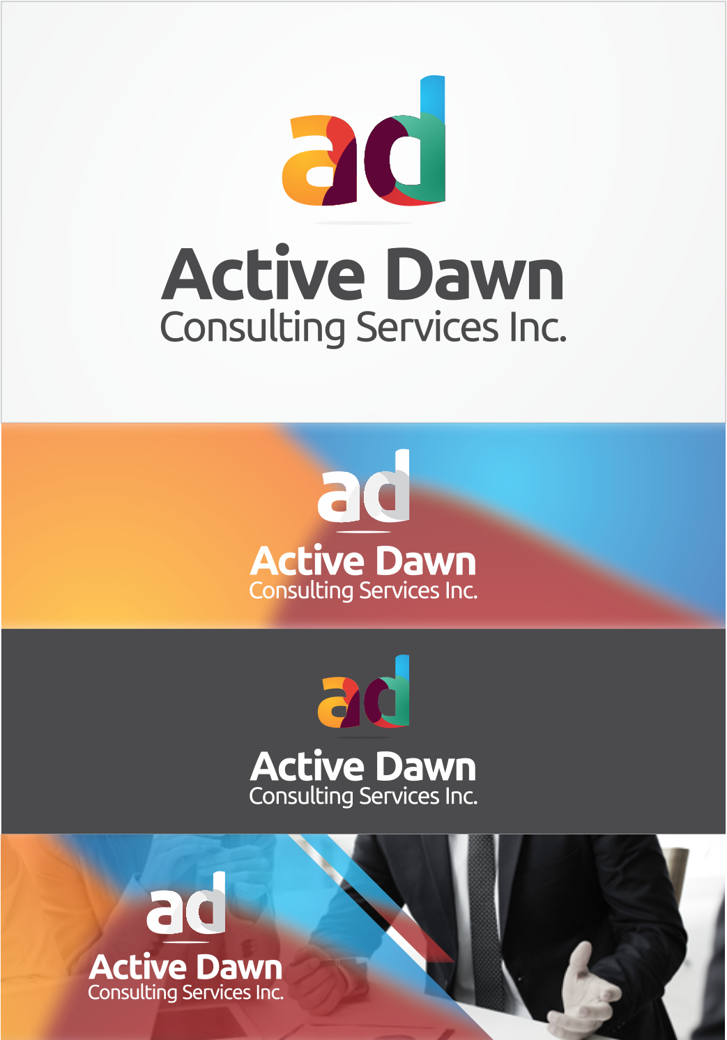 Logo Design by DG for Active Dawn Consulting Services Inc. | Design #10918185