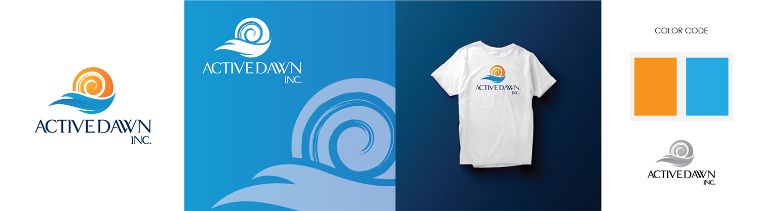 Logo Design by Logo Xtudio for Active Dawn Consulting Services Inc. | Design #10983963