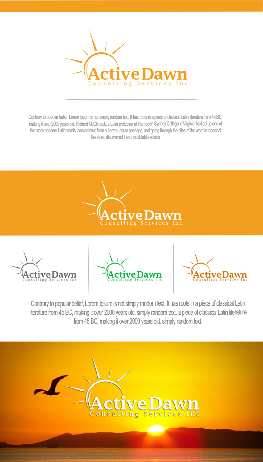 Logo-Design von Logo Xtudio für Active Dawn Consulting Services Inc. | Design #10983965