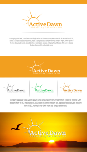 Logo-Design von Logo Xtudio für Active Dawn Consulting Services Inc. | Design: #10983965
