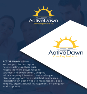 Logo-Design von Logo Xtudio für Active Dawn Consulting Services Inc. | Design: #10983966