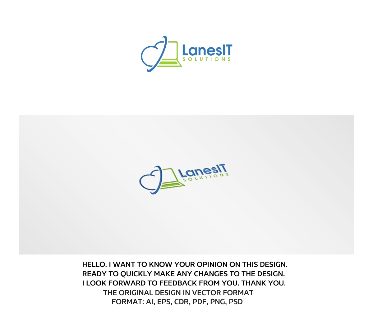 Diseño de Logo por artsterdam para Lanes IT Solutions | Diseño #10898234