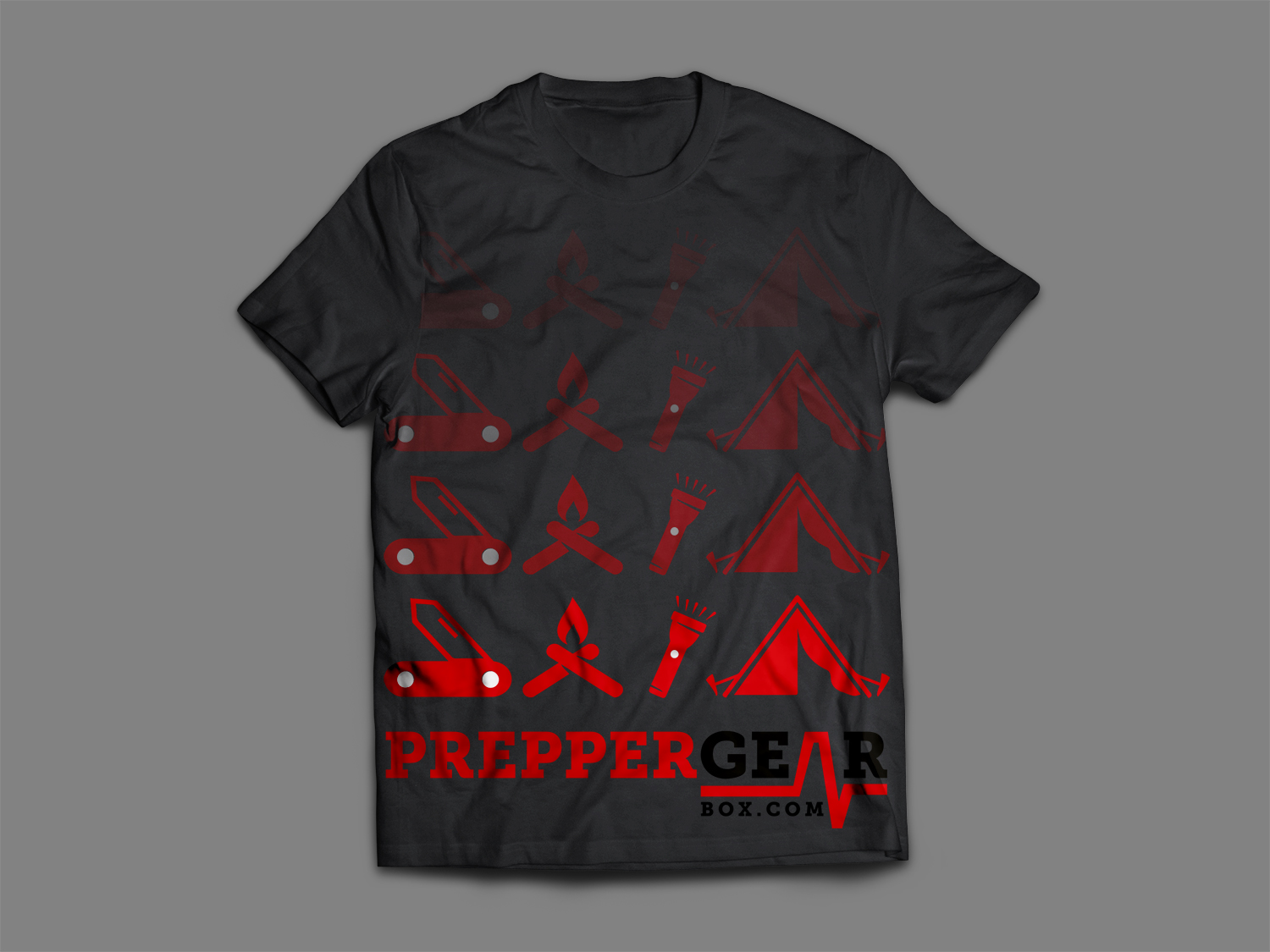 T-shirt Design by QTAH Designs for Prepper Gear Box | Design #10898520