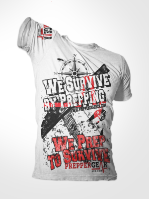 Kick @ss t-shirt for survival gear subscription box