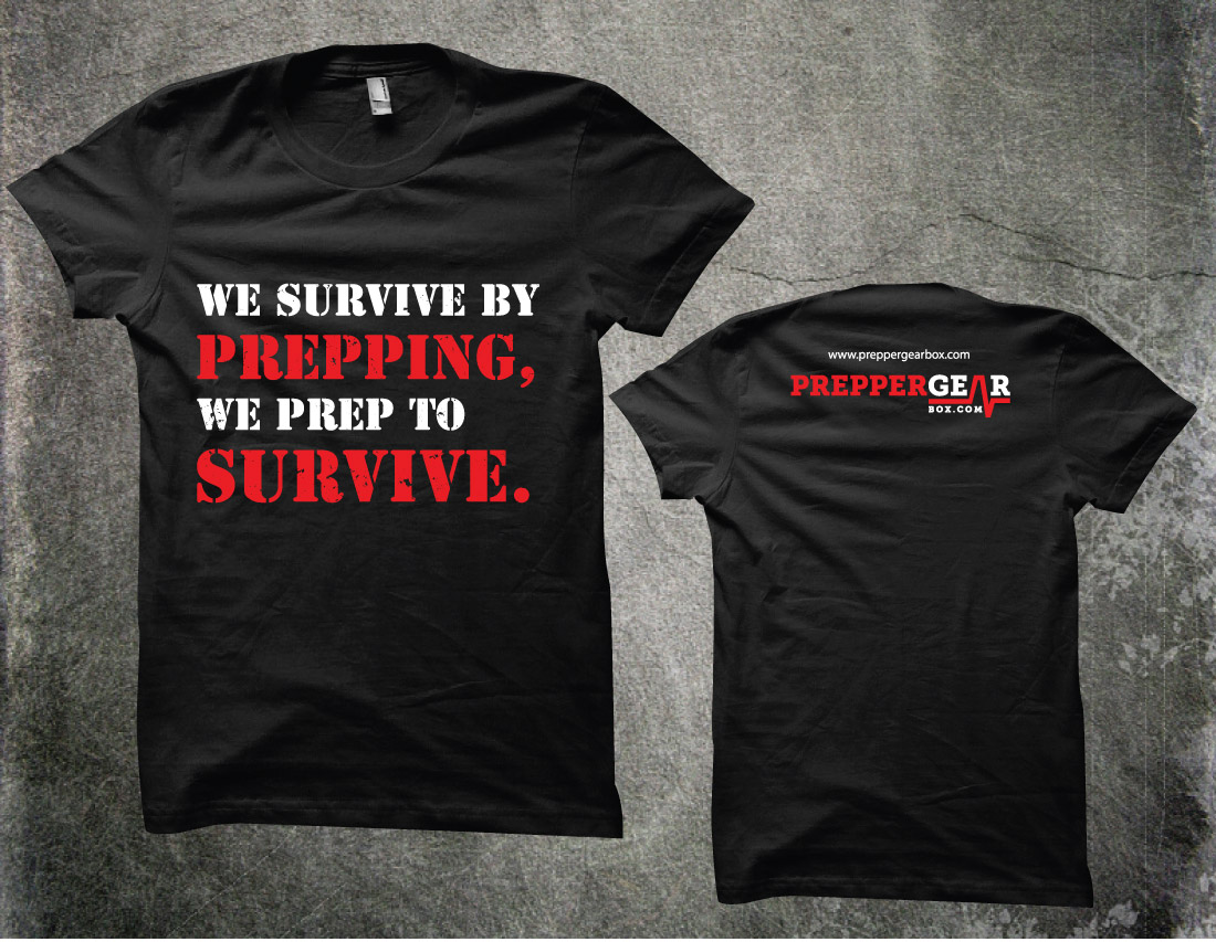 Diseño de Camiseta por Taho Design para Prepper Gear Box | Diseño #10927261