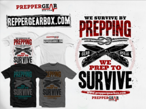 T-Shirt-Design von Hatemachine für Prepper Gear Box | Design #10930202