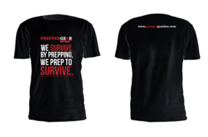 T-shirt Design by Souvik Roy (Alex Pro) for Prepper Gear Box | Design: #10901027