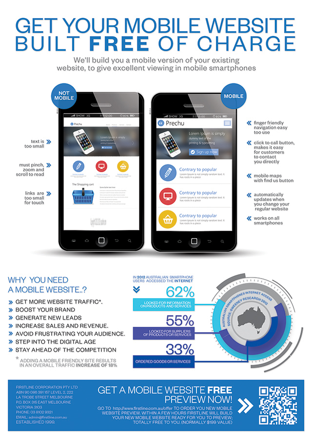 Flyer Design by Alex Neuf for FirstLine+Corporation+Pty+Ltd | Design #2318292
