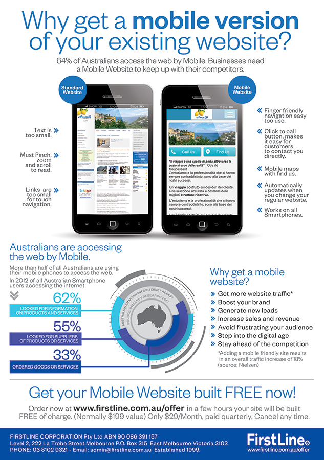 Flyer Design by Alex Neuf for FirstLine+Corporation+Pty+Ltd | Design #2365791