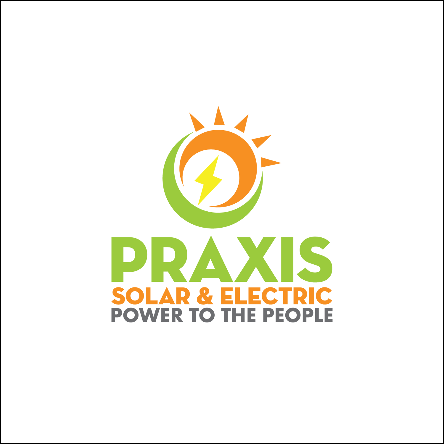 Diseño de Logo por iqbalkabir para Praxis Solar & Electric | Diseño #10900360