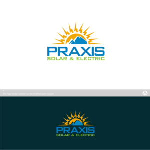 Diseño de Logo por MBARO para Praxis Solar & Electric | Diseño #10901248