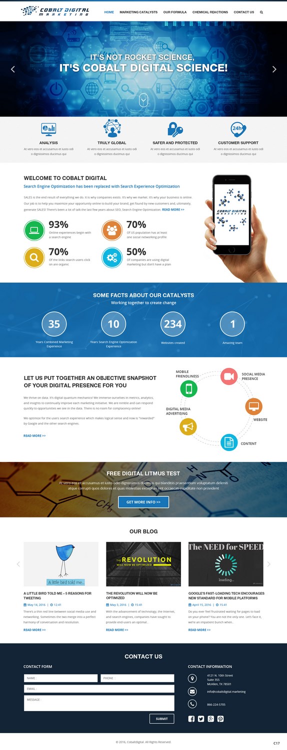 Web Design by pb for Cobalt Digital | Design #10926177