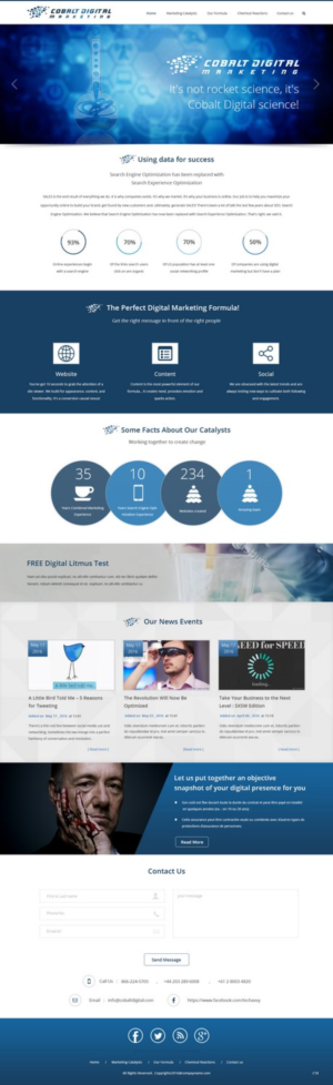 Web Design by pb for Cobalt Digital | Design: #10926179