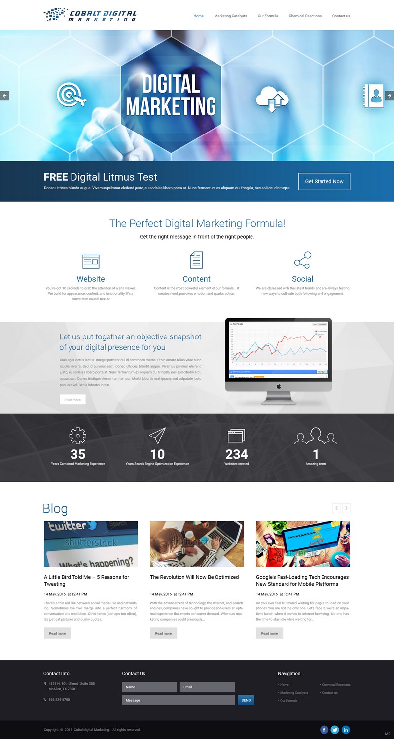 Web Design by pb for Cobalt Digital | Design #10926180