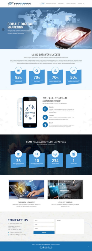 Web Design by pb for Cobalt Digital | Design: #10926192