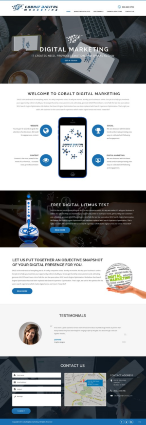 Web Design by pb for Cobalt Digital | Design: #10926194