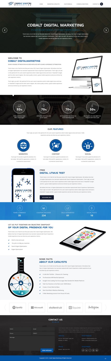 Web Design by pb for Cobalt Digital | Design #10926195