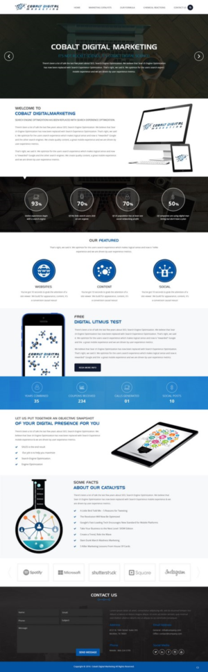 Web Design by pb for Cobalt Digital | Design: #10926195