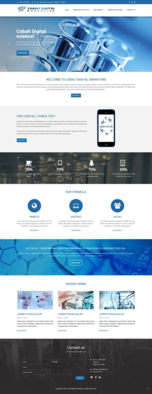 Web Design by pb for Cobalt Digital | Design: #10926206