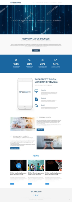 Web Design by pb for Cobalt Digital | Design: #10937033