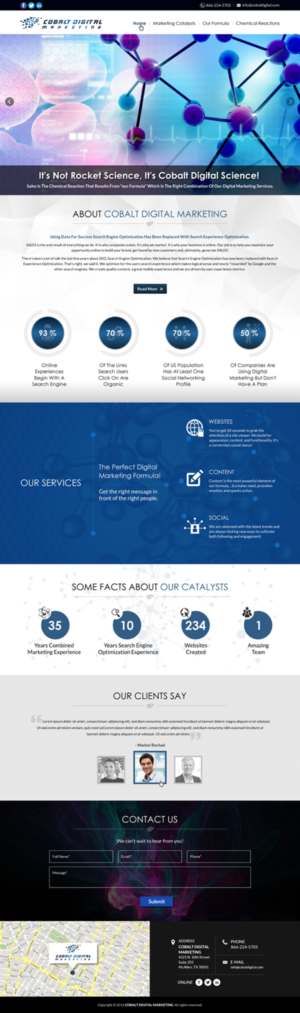 Web Design by Sbss for Cobalt Digital | Design: #10927720