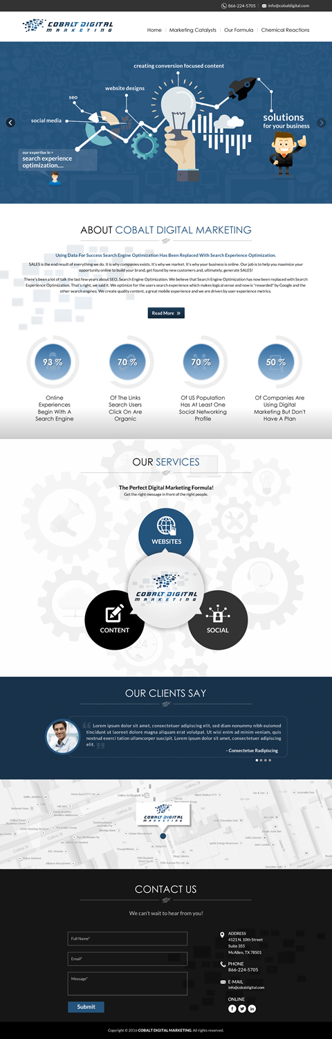 Web Design by Sbss for Cobalt Digital | Design #10927721