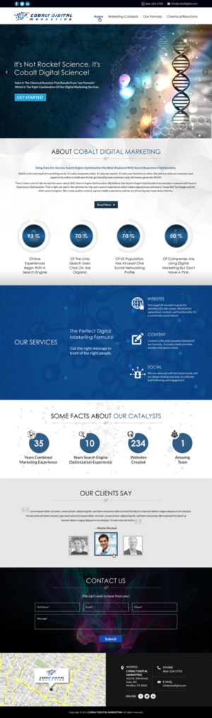 Web Design by Sbss for Cobalt Digital | Design: #10927722