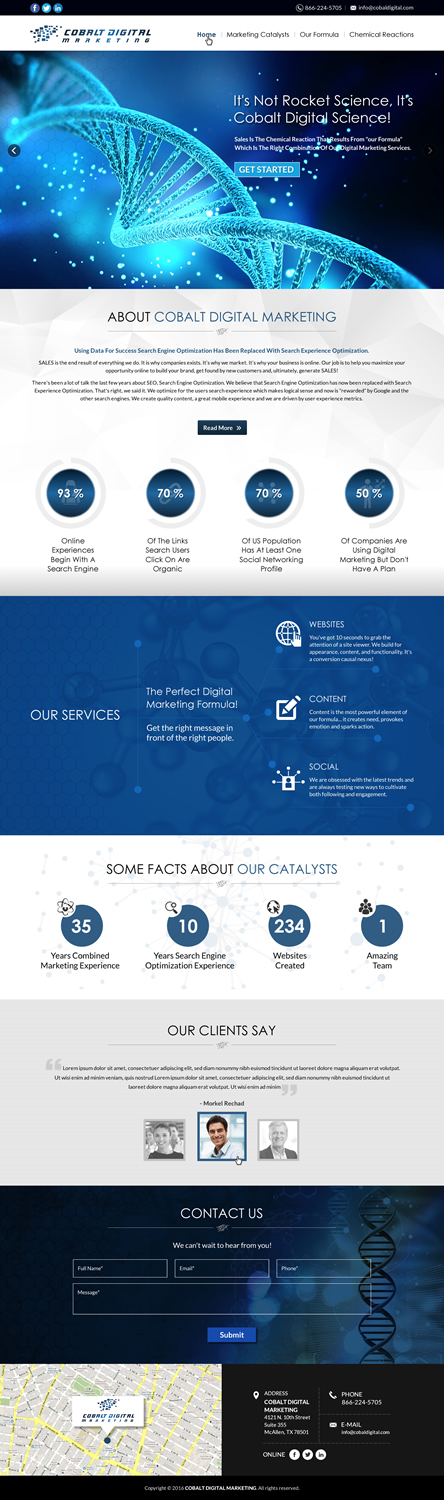 Web Design by Sbss for Cobalt Digital | Design #10927723