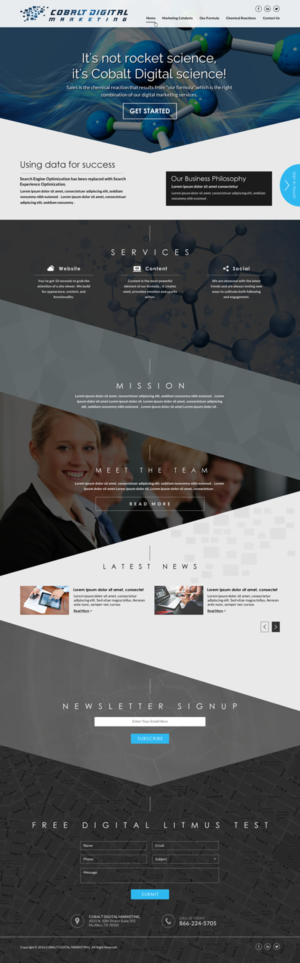 Web Design by Sbss for Cobalt Digital | Design: #10927879