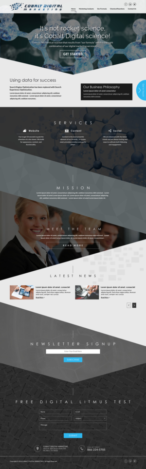 Web Design by Sbss for Cobalt Digital | Design: #10927880