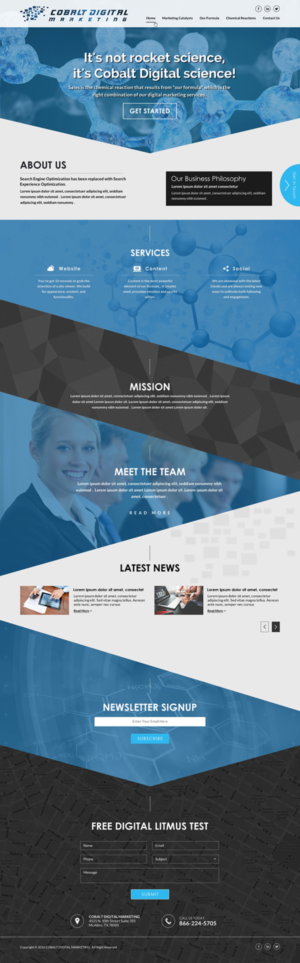 Web Design by Sbss for Cobalt Digital | Design: #10927881