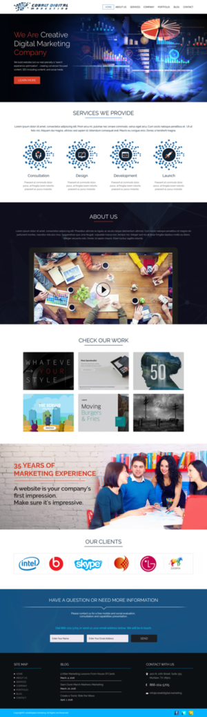 Web Design by SJ-Designer for Cobalt Digital | Design: #10948244