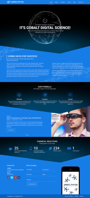 Web Design by syrwebdevelopment for Cobalt Digital | Design #10925542