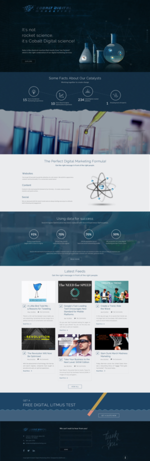 Web Design by Da Miracle for Cobalt Digital | Design #10990106