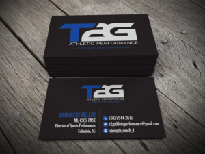 Diseño de Tarjeta de Presentación por alhemique1 para T2G Athletic Performance | Diseño: #10905908
