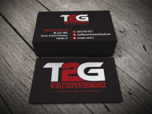 Diseño de Tarjeta de Presentación por alhemique1 para T2G Athletic Performance | Diseño: #10906491