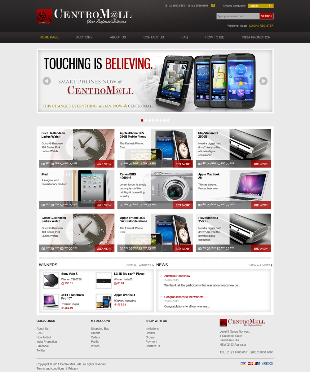 Web Design by Mayank Patel for this project | Design #474914
