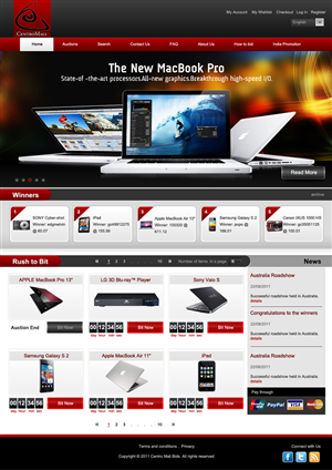 Web Design by pb for this project | Design: #471376