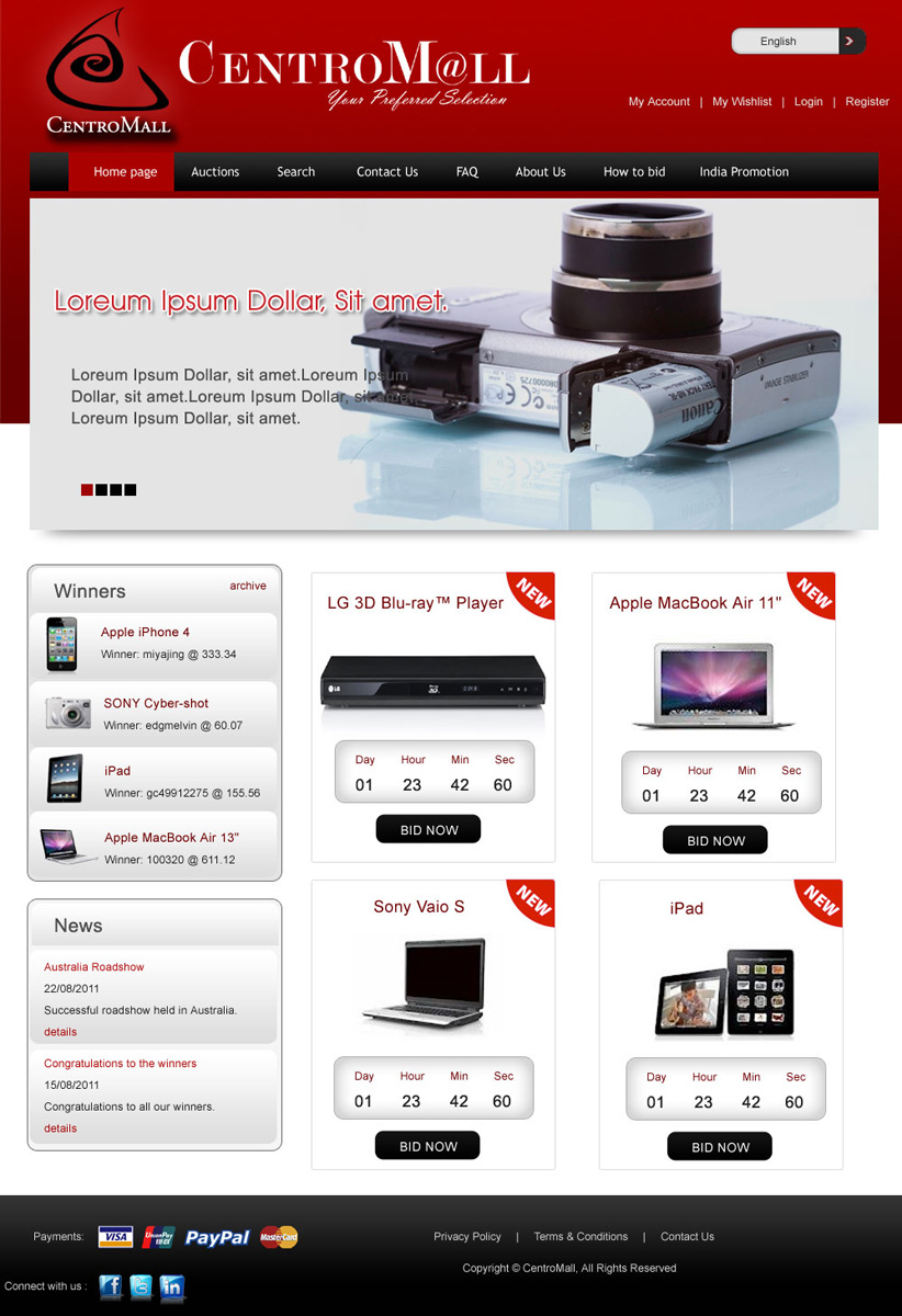 Web Design by pb for this project | Design #471418