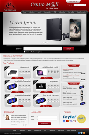 Web Design by pb for this project | Design: #471609