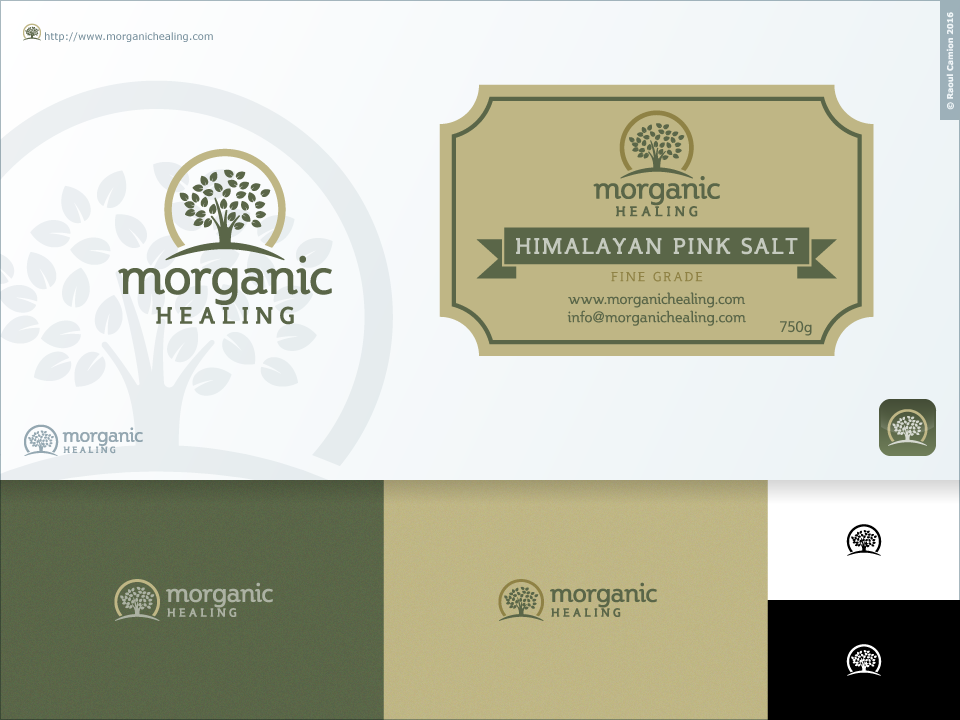 Label Design by Raoul Camion for Morganic Healing | Design #10964775