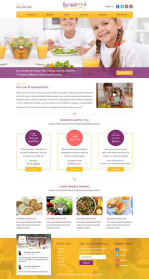 Web Design by Sbss for this project | Design: #11230039