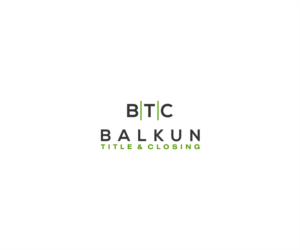 Logo Design by .Ashu. for Balkun Title and Closing | Design: #10967768