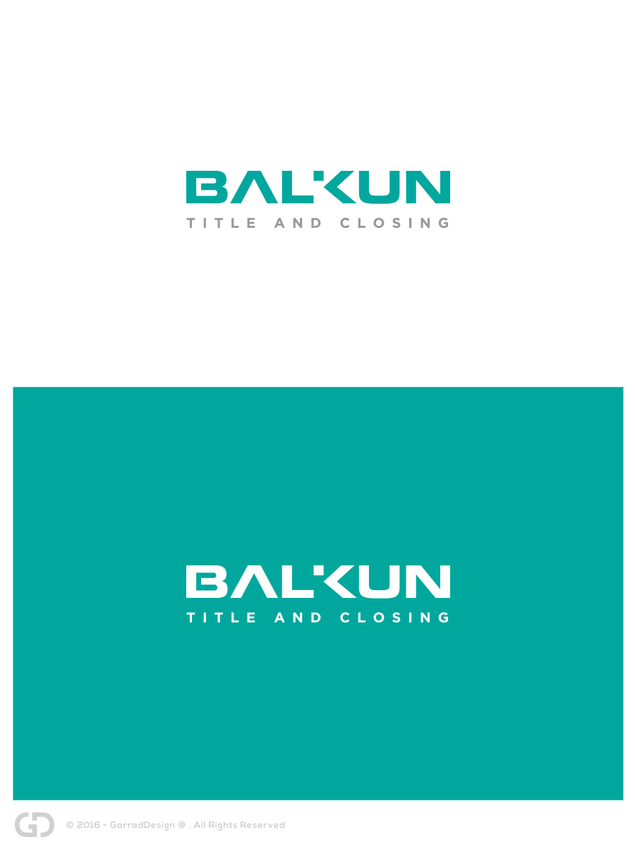 Logo Design by garrad for Balkun Title and Closing | Design #10916145